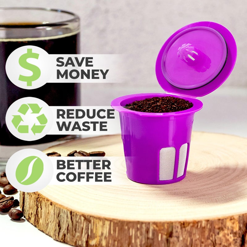 Perfect Pod Cafe Flow 1-Stream Reusable Coffee Pod Filter - Refillable K Cup Capsule Compatible with Keurig K-Mini Plus K-Duo and Select Coffee Makers (See Full Compatibility Chart) - Image 2